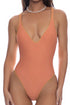 Luli Fama Luli Chic V-neck One Piece Bodysuit
